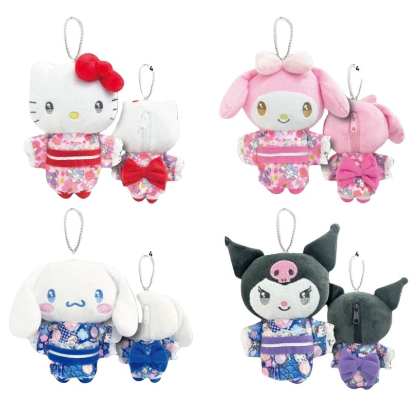Sanrio｜stuffed animal pouch /Plush Keychain｜23cm approx.