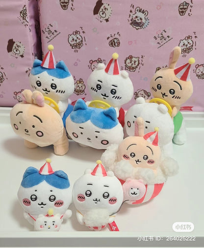 【限购1】Chiikawa 吉伊卡哇｜Rando UkikiMascot游乐园系列毛绒玩偶挂件/包挂｜约H115×W105×D50mm