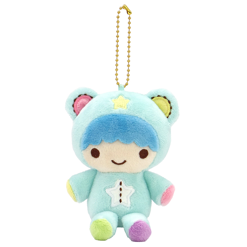 Sanrio｜Little Twin Stars Collection Puff Bear Mascot Holder /Plush Keychain｜9×5.5×12cm approx.
