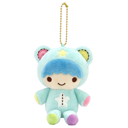 Sanrio｜Little Twin Stars Collection Puff Bear Mascot Holder /Plush Keychain｜9×5.5×12cm approx.