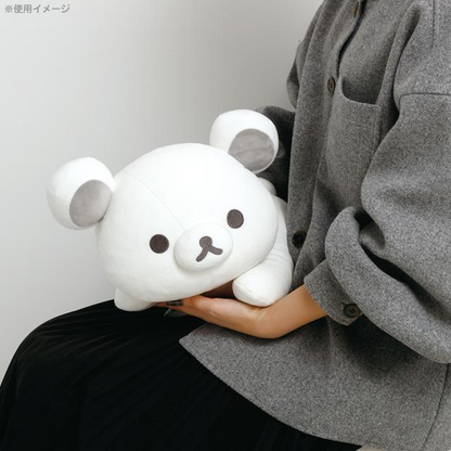 Rilakkuma｜San-x Basic Rilakkuma Monochrome Mochi Mochi Squishy Korilakkuma Plush Dolls/Plush Toy｜200×280×400mm approx.