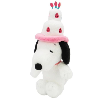 Snoopy｜Peanuts 75th Anniversary Plush Eco Bag Cake Hat｜ 27 x 13 x 12mm approx.