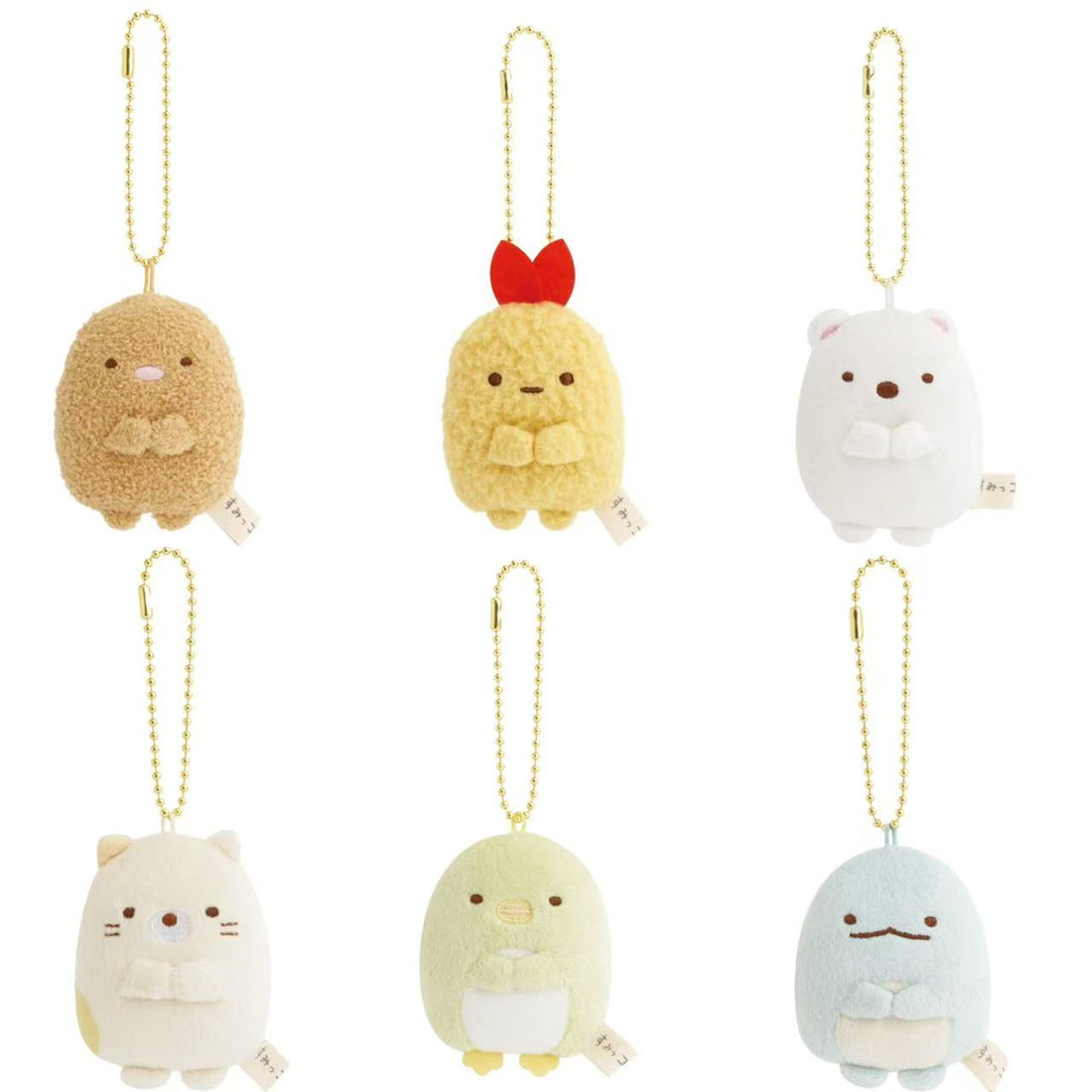 Sumikko gurashi｜Smartphone Screen Cleaner Mascot Holder /Plush Keychain｜ 60×55×25mm approx.