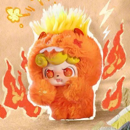 JOTOYS Q.Kid Emotional Hairy Monsters Series Vinyl Plush Keychain Blind Box