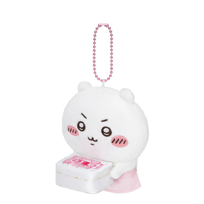 Chiikawa ｜Mogumogu Store Clerk /Mascot Holder/plush Keychain｜H130×W80×D55m aprrox .