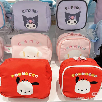 Sanrio｜Square Pouch - New Life 2025｜12.5×6×12.7cm approx.