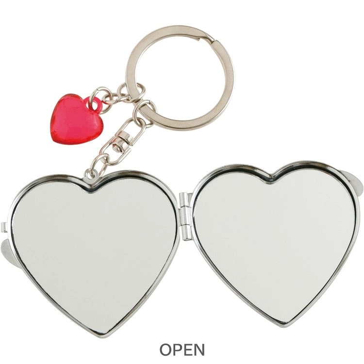 Sanx｜Universe Heart Mirror Keychain/Keyring｜92×51×8mm approx.