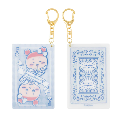 chiikawa｜Magical Chiikawa Playing Card Style Acrylic Keychain｜90×58mm approx.