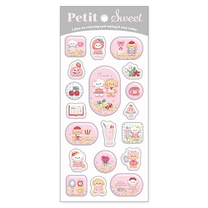Mindwave｜Petit Sweet Stickers｜W202×H93×D6mm approx.