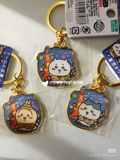 Chiikawa ｜Tokyo Tower Keychain/Keyring｜35×35×5mm approx.