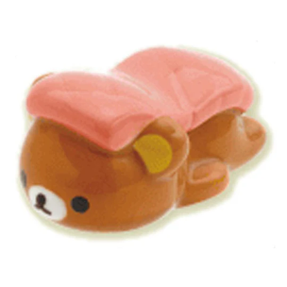 Rilakkuma｜Anytime Sushi Porcelain Chopstick Rest｜22×31×45mm approx.