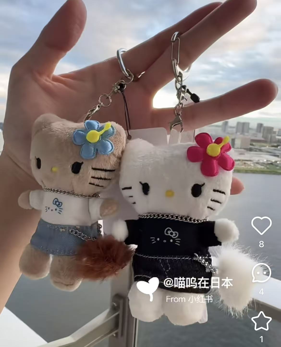 Sanrio｜Hello Kitty x me% Mascot Holder /Plush Keychain
