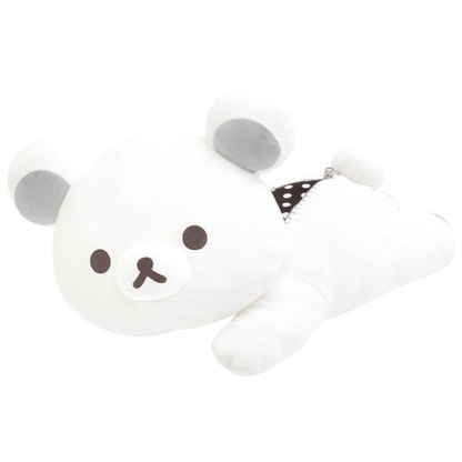 Rilakkuma｜San-x Basic Rilakkuma Monochrome Mochi Mochi Squishy Korilakkuma Plush Dolls/Plush Toy｜200×280×400mm approx.