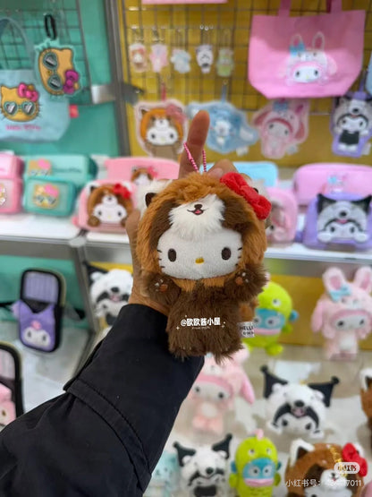 Sanrio｜Cheers Banzai Series Anteater Mascot Holder /Plush Keychain｜115×85×72mm approx.