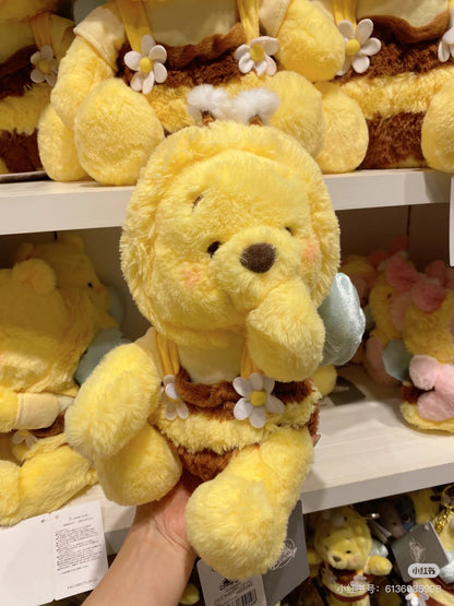 Disney｜2024 HONEY DAY 超萌黄色蜜蜂噗噗公仔/玩偶｜M約高さ39×幅28×奥行き22cm/S約高さ30×幅21×奥行き20cm