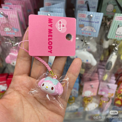 Sanrio｜Face Shaped Bell Phone Charm｜5.3 x 4.7 x 2.6cm approx.