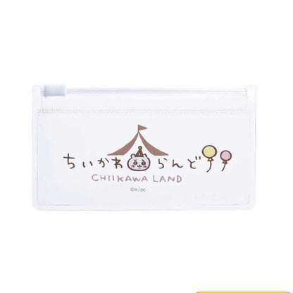 Chiikawa 吉伊卡哇｜骑骑乐系列眼镜布+透明滑块收纳袋｜袋约H60 x W105mm