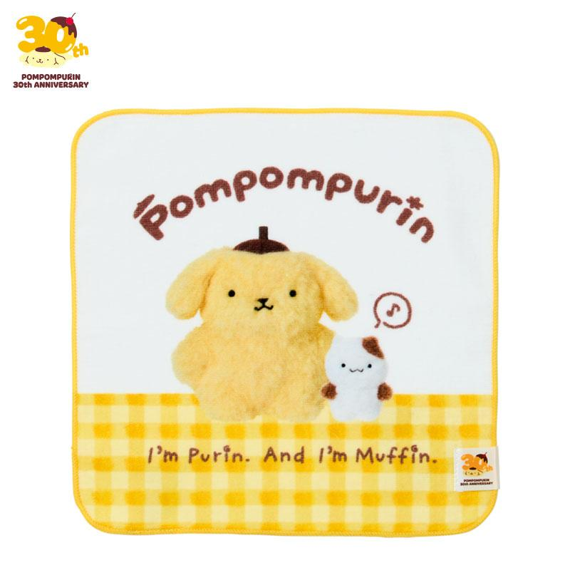 Sanrio｜Pompompurin 3Oth ANNIVERSARY Ano Koro no Pompompurin Mini Towel｜W25 x H25cm approx.