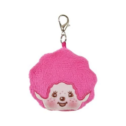 Monchhichi｜Shinako475 x Monchhichi Big Face Keychain｜H5.2 x W5.2 x D2cm approx.