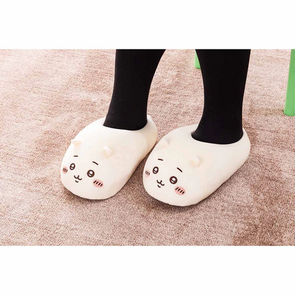 Chiikawa｜Marshmallow Plush Slippers｜ 22-24cm approx.