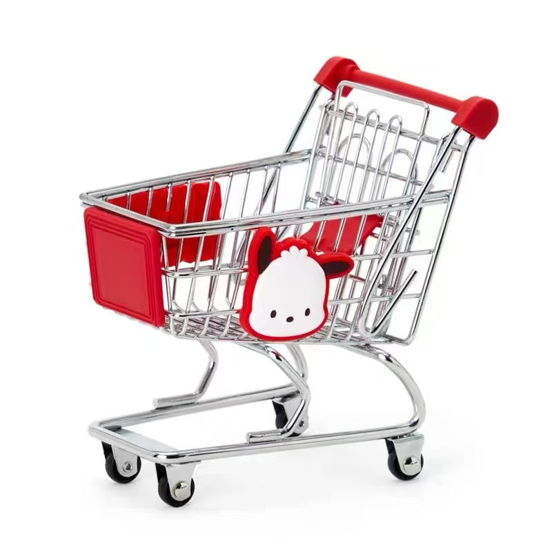 Sanrio｜Pochacco Loves Pee-chans Shopping Cart Accessory Case｜13×9.5×14cm approx.