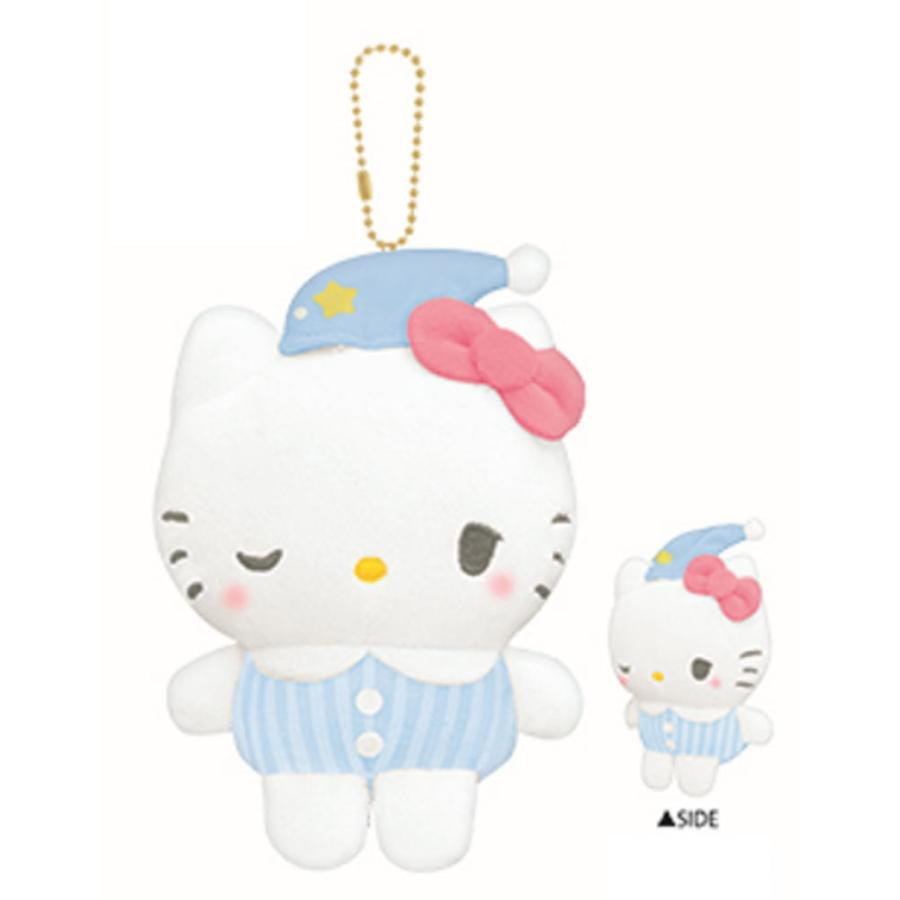 Sanrio｜Crux pajamas Mascot Holder /Plush Keychain｜190x160x70mm approx.