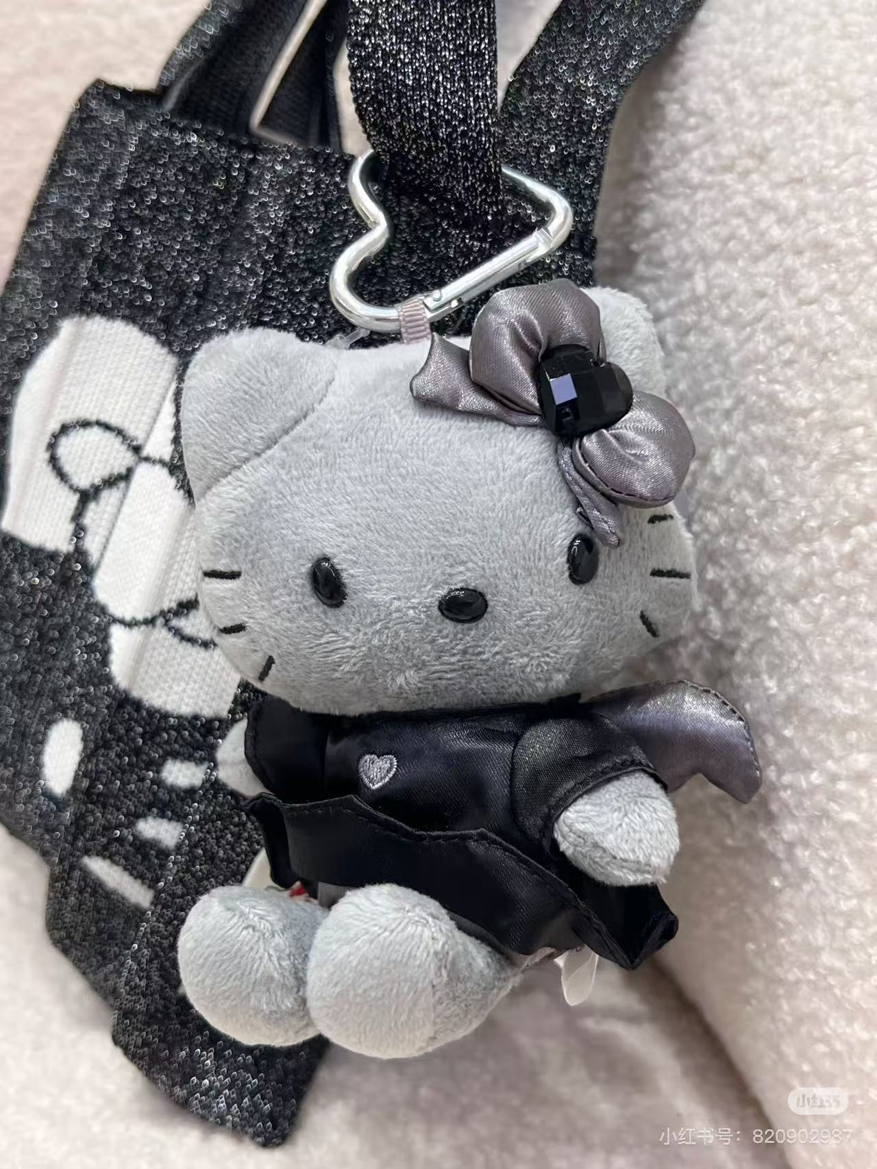 Hello Kitty｜Angel Mascot Holder /Plush Keychain｜H117 x W120 x D77mm approx.