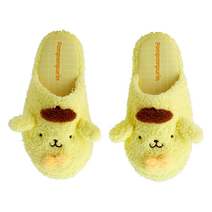 Sanrio三丽鸥｜ Face-Shaped Slippers 可爱角色软乎乎毛绒拖鞋/家居鞋｜约28.3 x 26.4 x 10.6cm