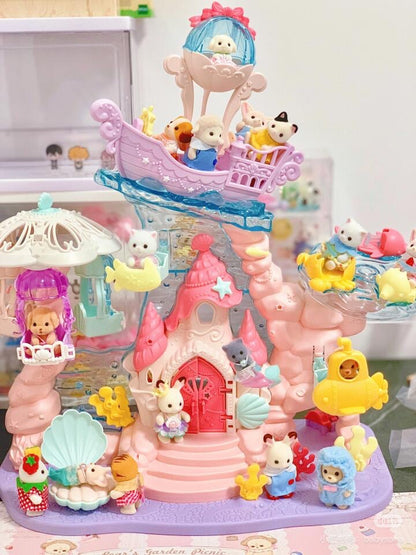 【限时折扣】SylvanianFamilies森贝儿家族｜Baby Mermaid Castle 美人鱼奇幻城堡系列套组/玩具/过家家5701