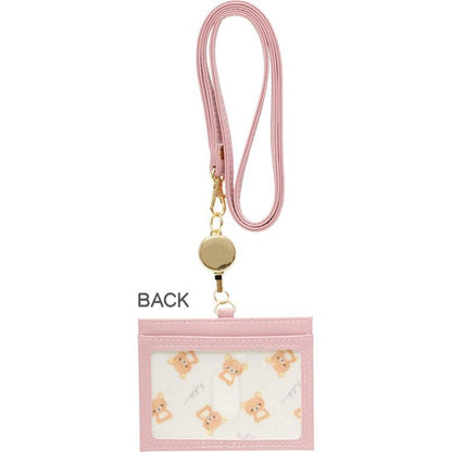 Rilakkuma｜ID Card Case Reel｜80×100mm approx.