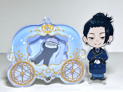 Sanrio三丽鸥｜Secret Custom Acrylic Charm - Prince &amp; Princess Blind Box王子与公主南瓜马车多层亚克力挂件盲盒/全8种｜1枚入