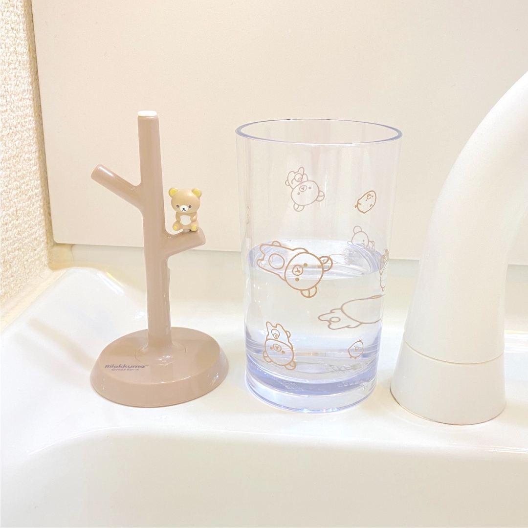 Rilakkuma｜Gargle Cup &amp; Stand｜W65×D65×H123 (mm) approx.