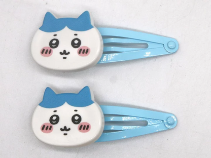 Chiikawa 吉伊卡哇｜Mascot Hair Clip亚克力发夹/刘海夹/1对｜约各H20×W57mm