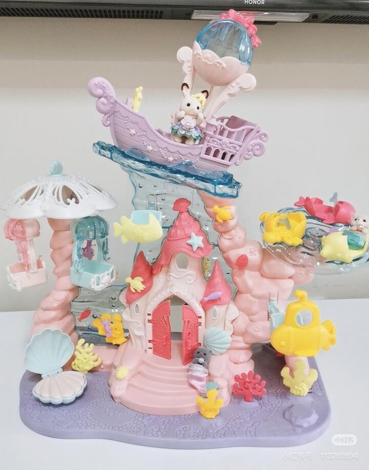 【限时折扣】SylvanianFamilies森贝儿家族｜Baby Mermaid Castle 美人鱼奇幻城堡系列套组/玩具/过家家5701