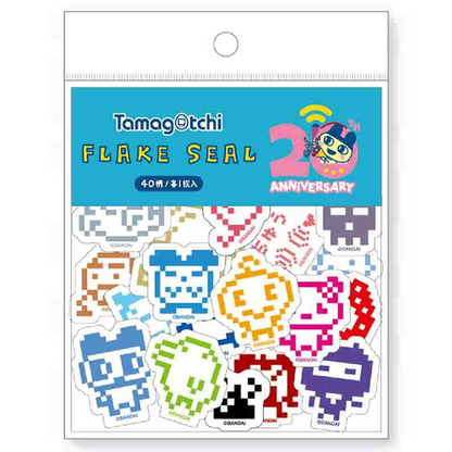 Tamagotchi｜Flake Sticker｜40 piece