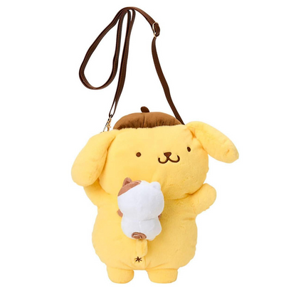 Sanrio｜Pom Pom Purin Character Form Shoulder Bag｜24 x 12 x 28cm approx.