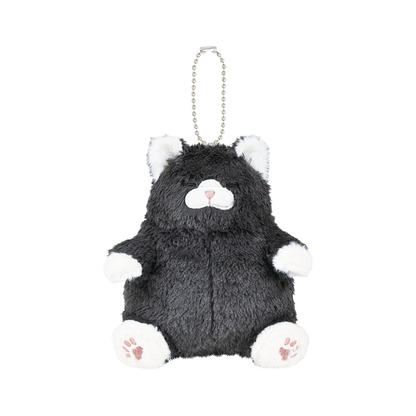 LIV HEART｜Cat Affirmation Mascot Panda Mascot Holder /Plush Keychain｜ 10 x 9 x 14.5 cm approx.