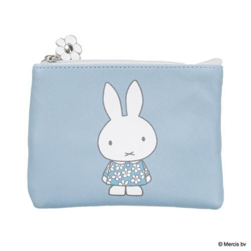 Miffy｜Blue Flower Dress Pouch &amp; Tissue Case｜140×110mm approx.