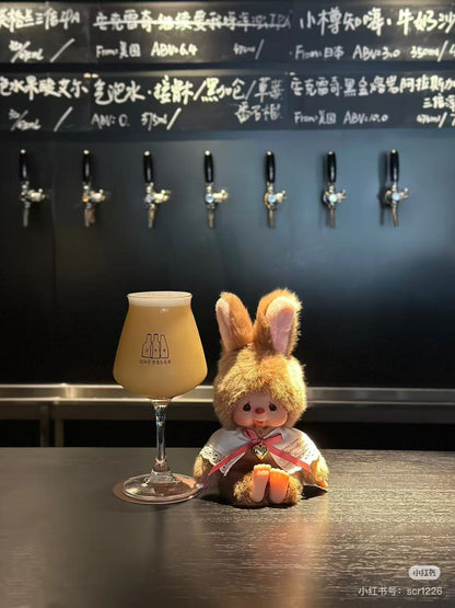 Monchhichi｜Sekiguchi Sweet Brown Series Rabbit Chimutan Plush Dolls/Plush Toy｜S/H24 x W12 x D8.5cm approx.