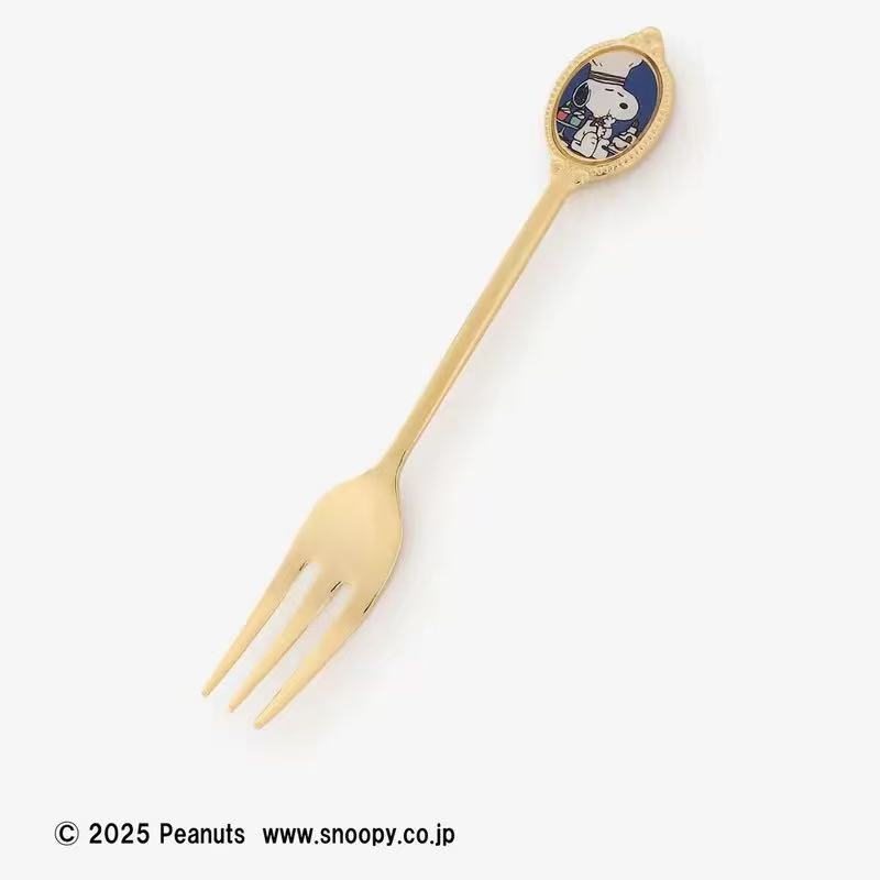 Snoopy｜Cake Recipe fork｜13.3cm x7cm approx.