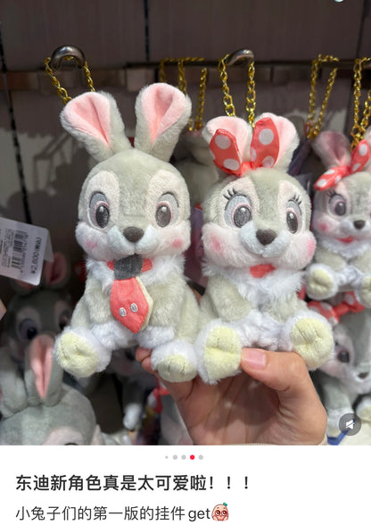 Disney｜UniBestiez Ein Rabbit Mascot Holder /Plush Keychain｜5.5 × 7 × 8.5cm approx.