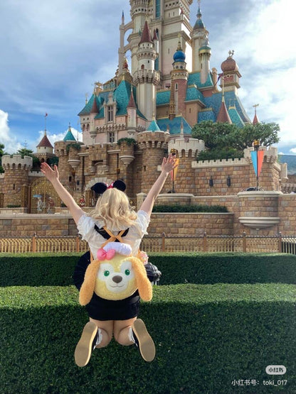 Disney SH｜超萌毛绒大脸包/多种背法/可双肩背/斜挎/手拎