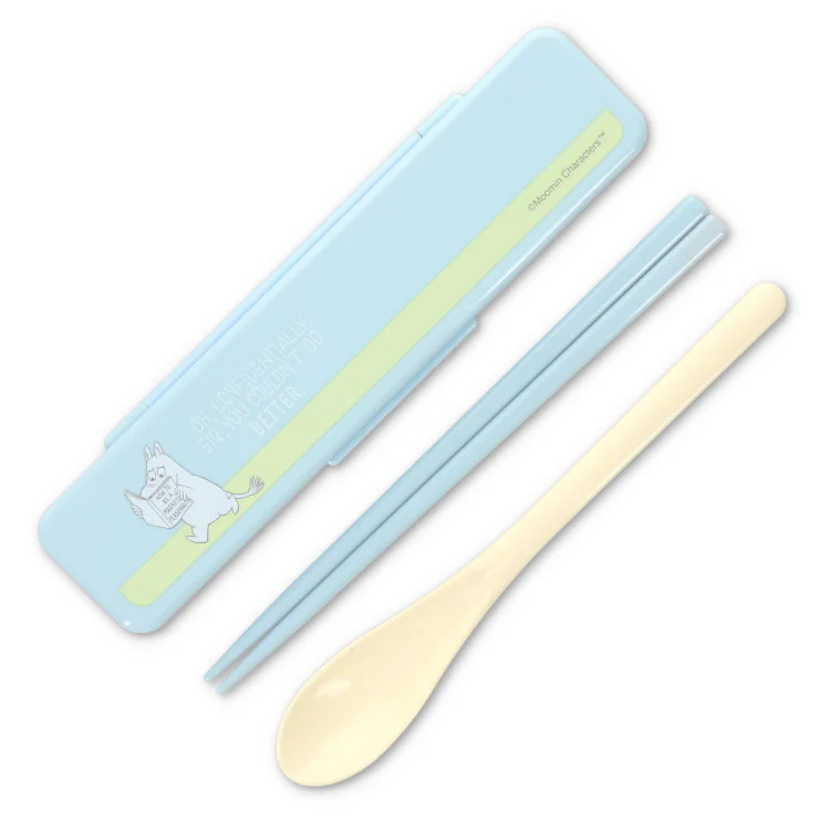 Moomin｜Chopsticks &amp; Spoon Twin Set｜191 x 48 x 18 mm approx.