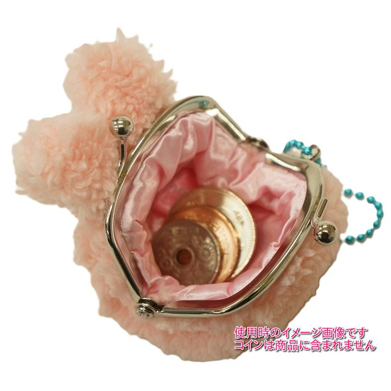 Monchhichi｜Chimutan Mini Gamaguchi Clasp Pouch Coin Purse｜60×70×40mm approx.
