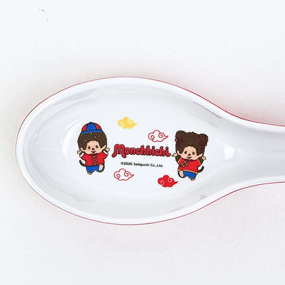 Monchhichi｜ Melamine Chinese Spoon/Chinese Dinnerware｜140 x 44 mm approx.