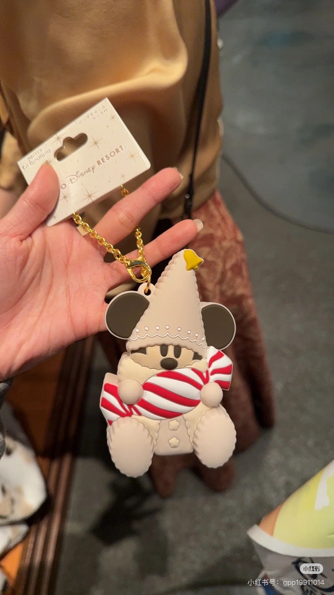 Disney迪士尼 ｜Merry Lil RingRing Mickey东迪2024圣诞精灵妖精米奇系列硅胶零钱包挂件/包挂/背面有拉链