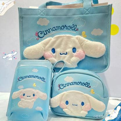 Sanrio｜Cinnamoroll Plump Cheeks Handbag｜28×14×20cm approx.