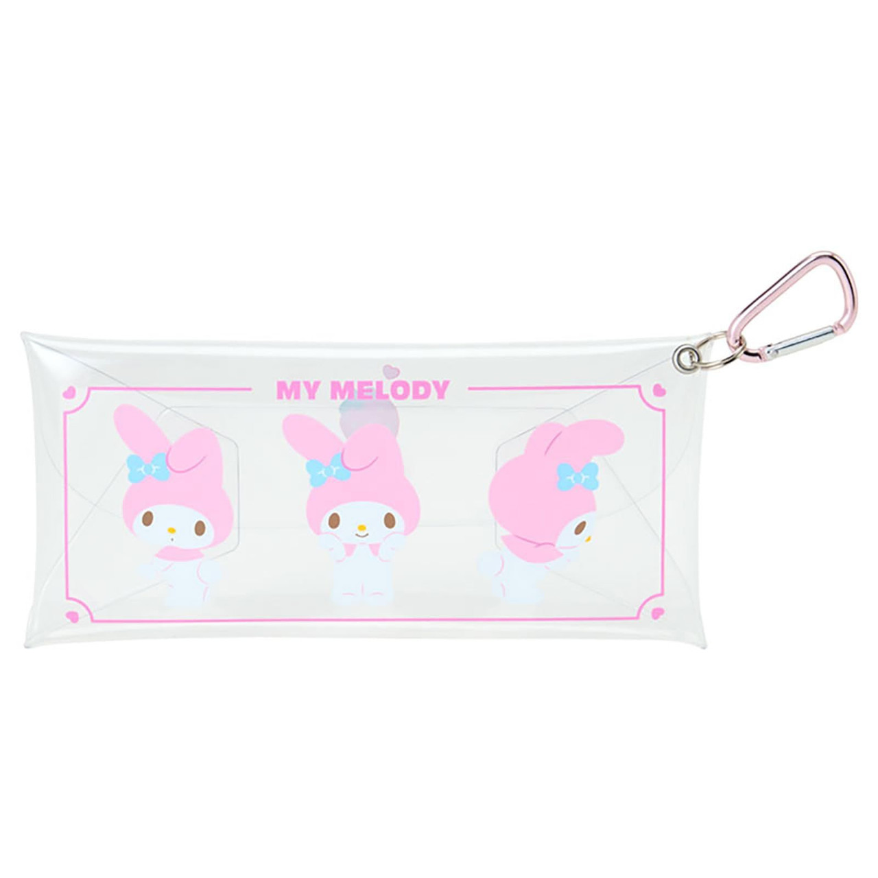 Sanrio｜Long Clear Small Item Case｜22.3 x 8.8 x 1.7cm approx.