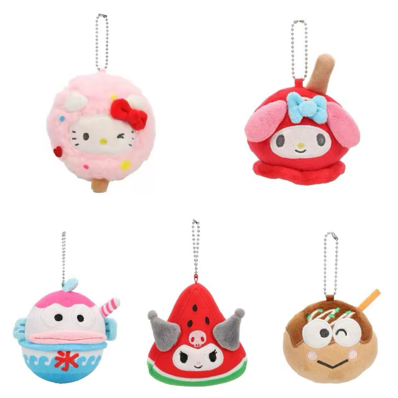 Sanrio｜Summer Festival Mascot Holder /Plush Keychain