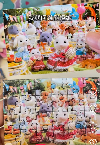 SylvanianFamilies｜Sweets Collection puzzle single item mystery bag/blind box/All 8 types｜1pcs